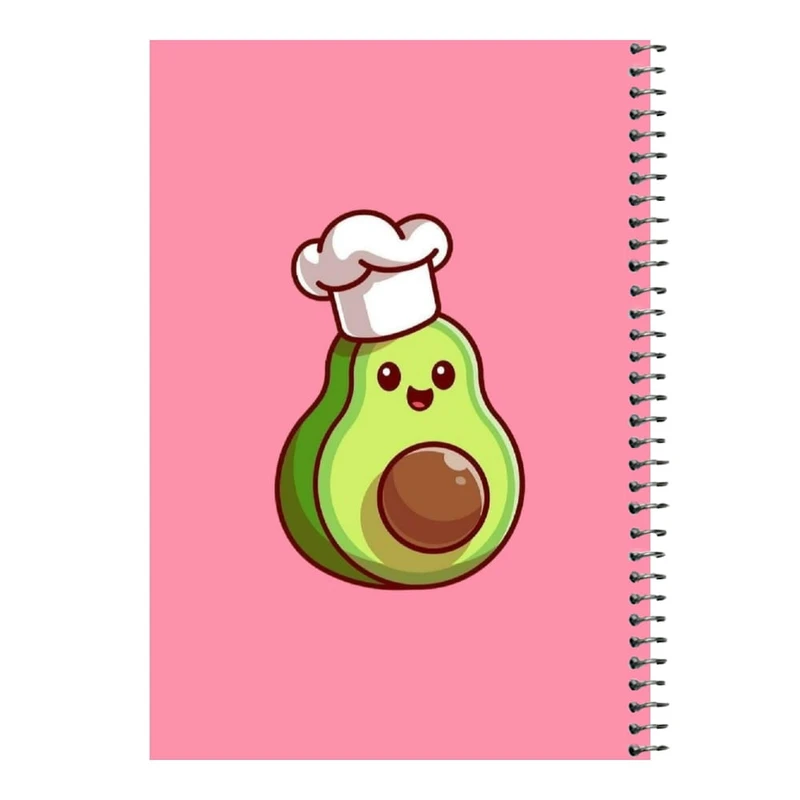 دفتر مشق 80 برگ اس جی مدل آووکادو آشپز   