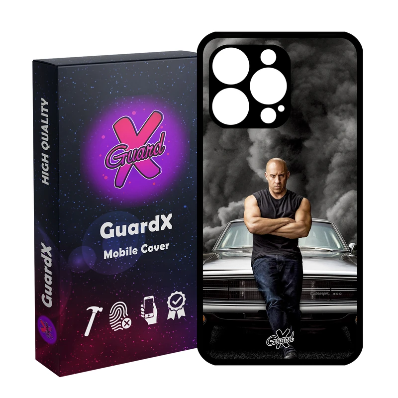 کاور گارد ایکس طرح Vin Diesel مدل Glass10183 مناسب برای گوشی موبایل اپل iPhone 13 Pro
