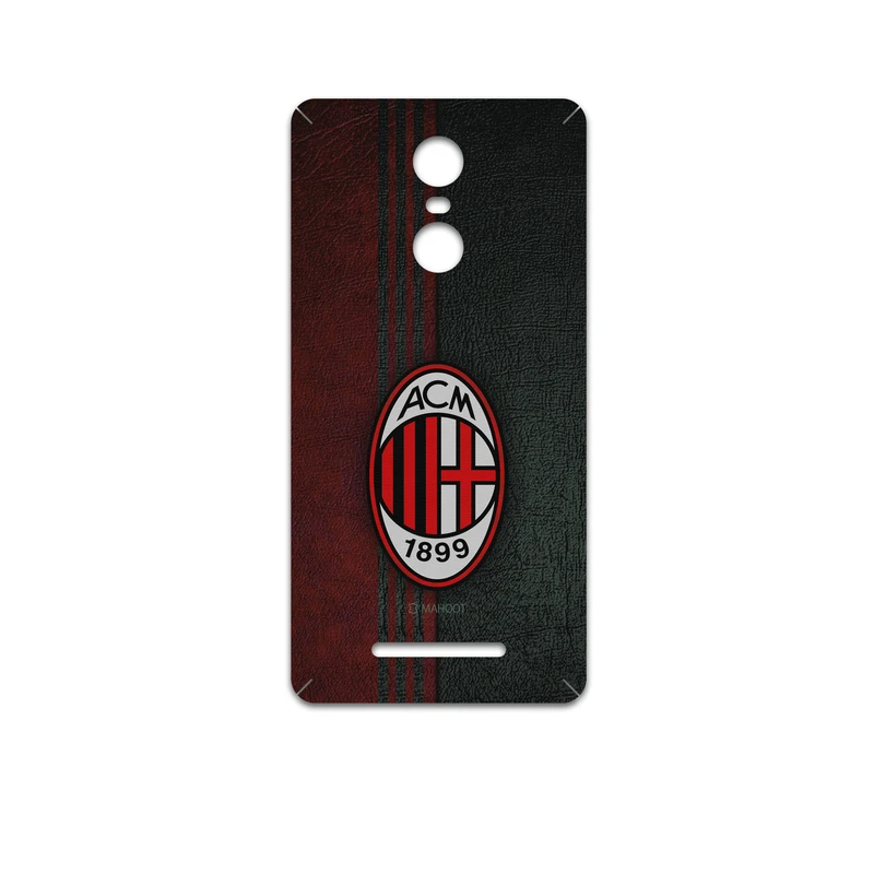 برچسب پوششی ماهوت مدل AC-Milan-FC مناسب برای گوشی موبایل شیائومی Redmi Note 3