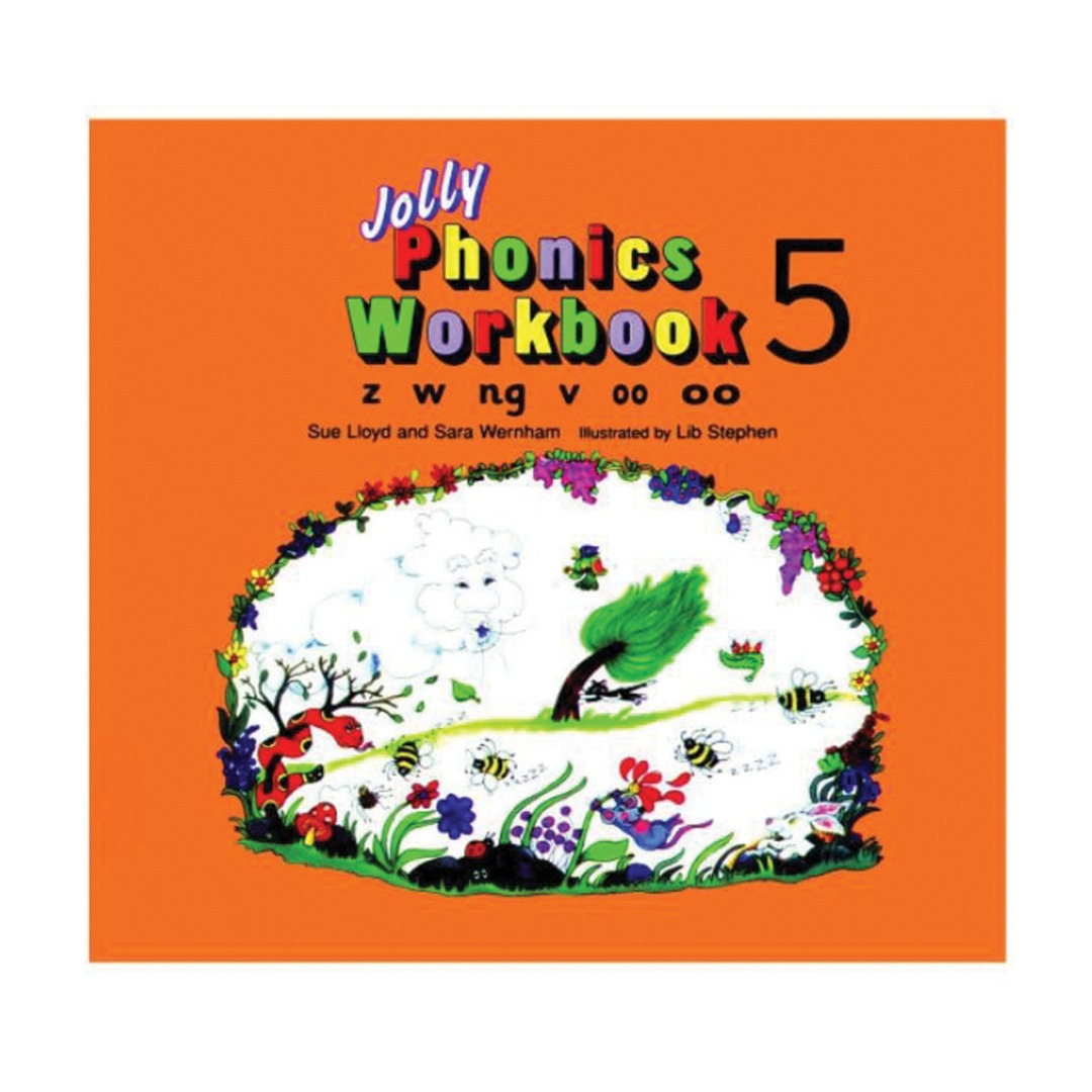 کتاب 5 Jolly phonics workbooks اثر Sara Wenham and Sure Lioyd انتشارات Jolly Learning