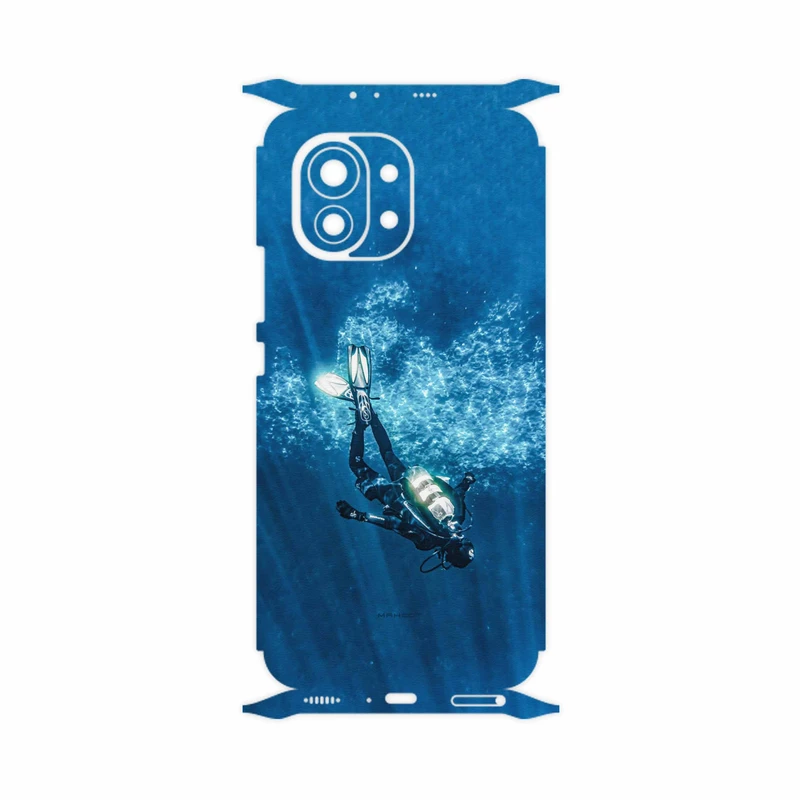 برچسب پوششی ماهوت مدل Scuba-Diving-FullSkin مناسب برای گوشی موبایل شیائومی Mi 11 5G