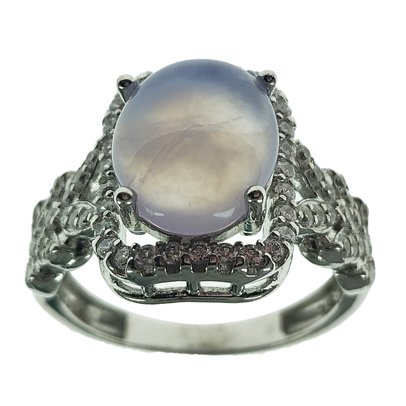 انگشتر نقره زنانه سلین کالا مدل عقیق کبود کد 62