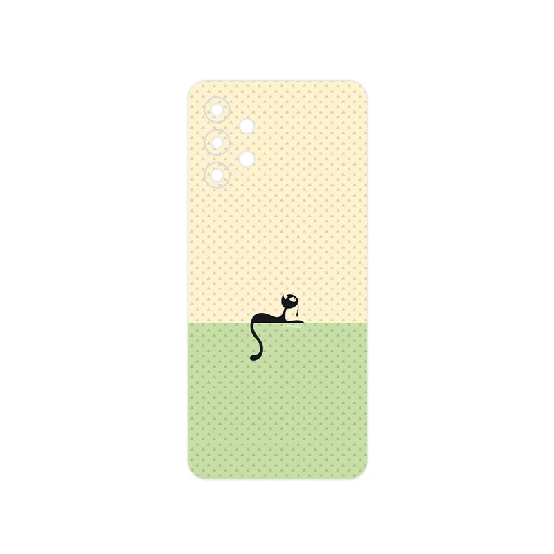 برچسب پوششی ماهوت مدل Minimal Internet Cat Icon مناسب برای گوشی موبایل سامسونگ Galaxy A32