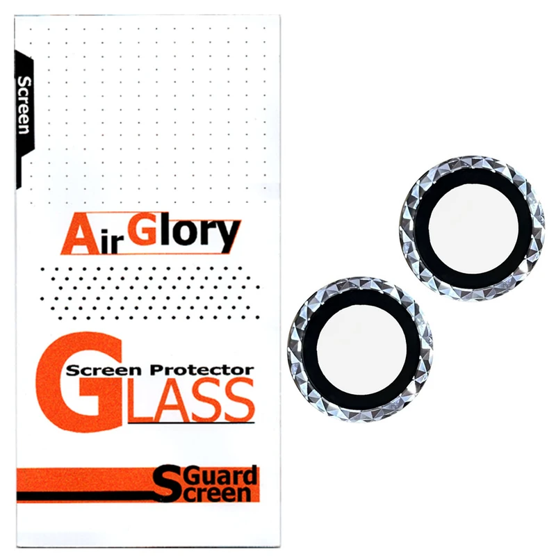 محافظ لنز دوربین ایرگلوری مدل الماس مناسب برای گوشی موبایل اپل Iphone 13 / 13 Mini