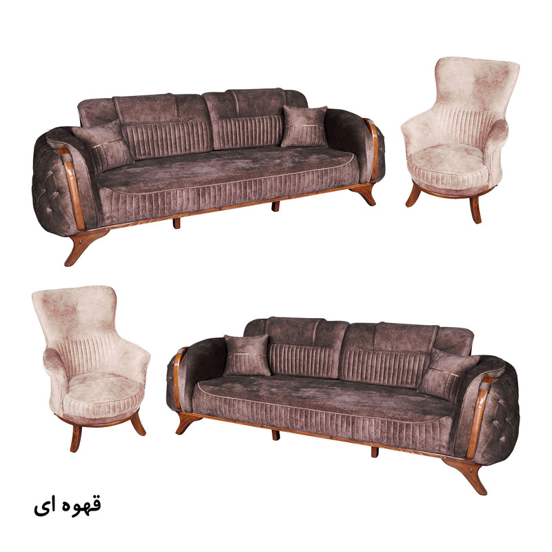 مبل تختخواب شو هشت نفره هومزا مدل لیون کد Soft02