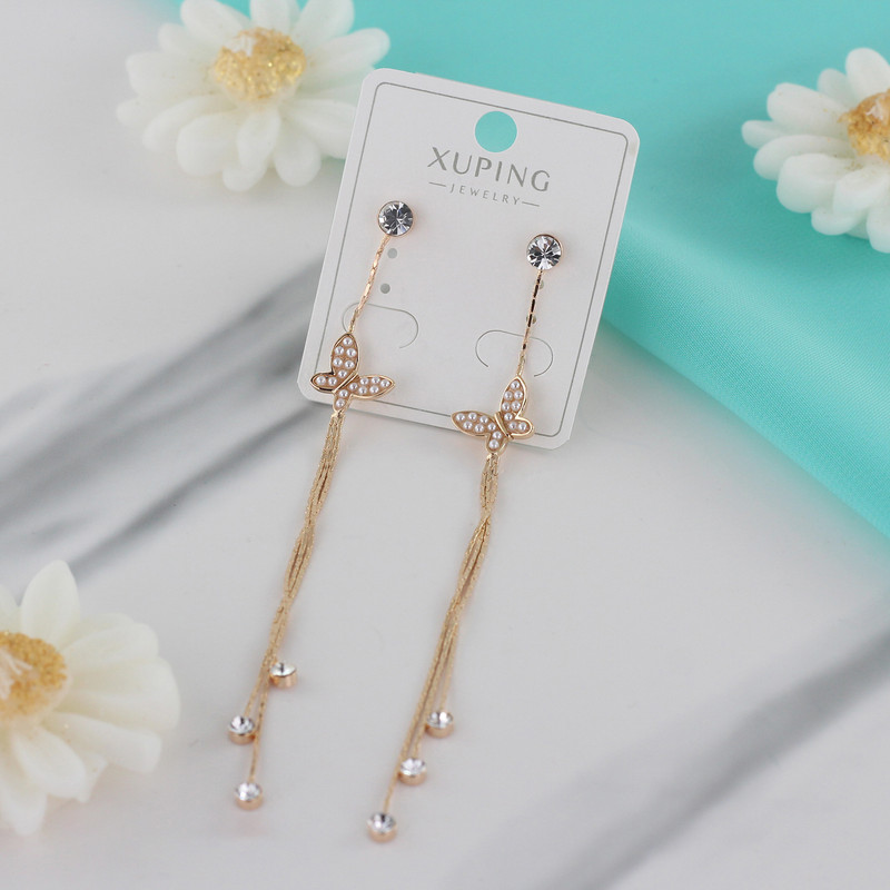 گوشواره زنانه ژوپینگ مدل پروانه کد J599