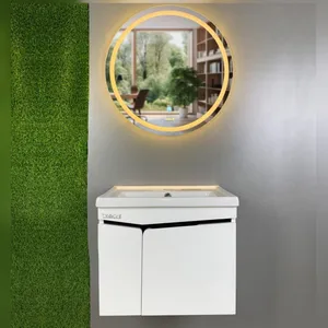 ست کابینت و روشویی برلیان مدل 0113 به همراه آینه بک لایت
