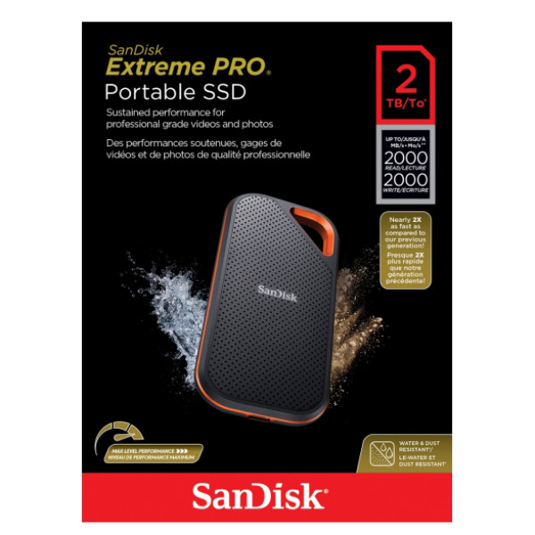 اس اس دی اکسترنال سن دیسک مدل Extreme pro E81 ظرفیت 2 ترابایت