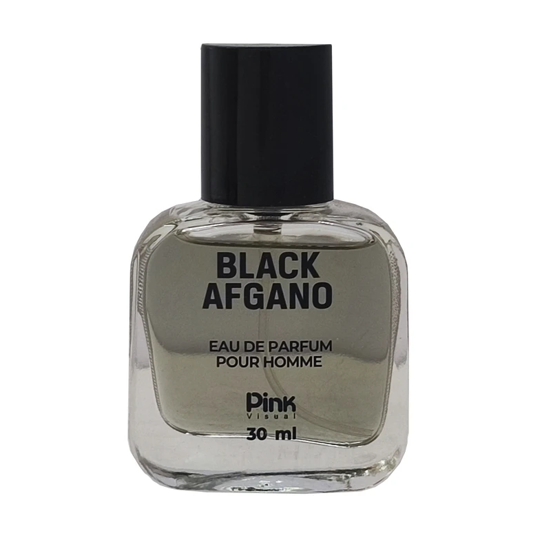 عطر جیبی مردانه پینک ویژوال مدل Black Afghano حجم 30 میلی لیتر