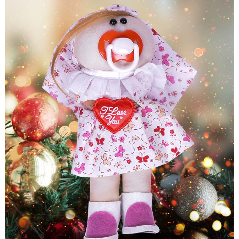 عروسک مدل دختر روسی  کد 805 ارتفاع 23 سانتی متر