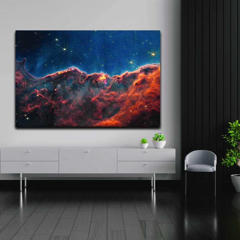 تابلو شاسی مدل کهکشان طرح صخره های کیهانی کد 02