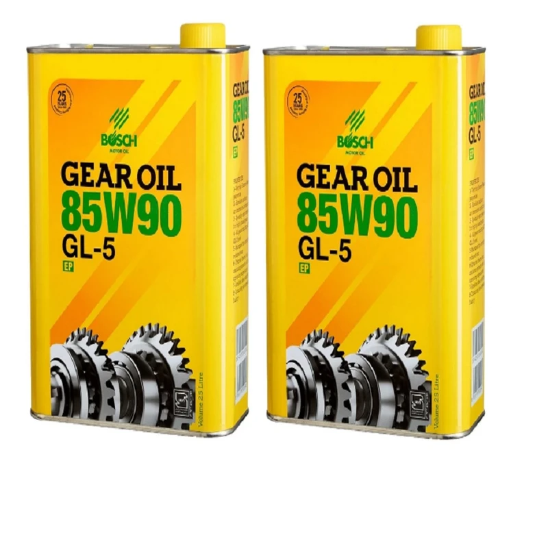 روغن گیربکس دستی بوش مدل 85W90 GL5 حجم 2.5 لیتر بسته 2عددی