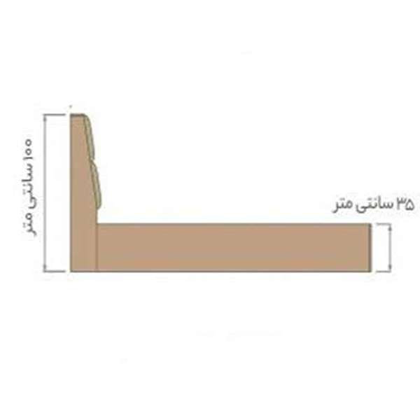 تخت خواب دو نفره مدل توپولوف A سایز 160×200 سانتی متر