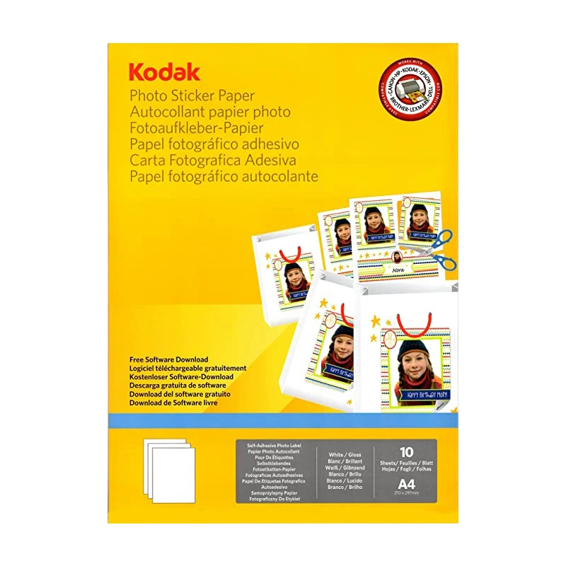 کاغذ چاپ عکس کداک مدل 205 سایز A4 بسته 10 عددی 
