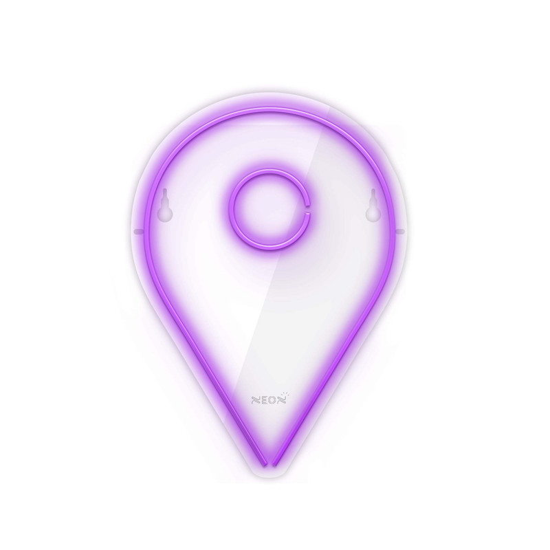 چراغ دیواری نئون دیزاین طرح Location_PR