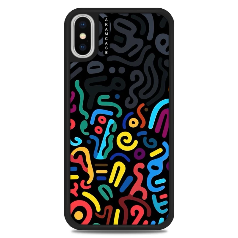 کاور آکام مدل AMC-WAX-DOODLE8 مناسب برای گوشی موبایل اپل iPhone X/Xs
