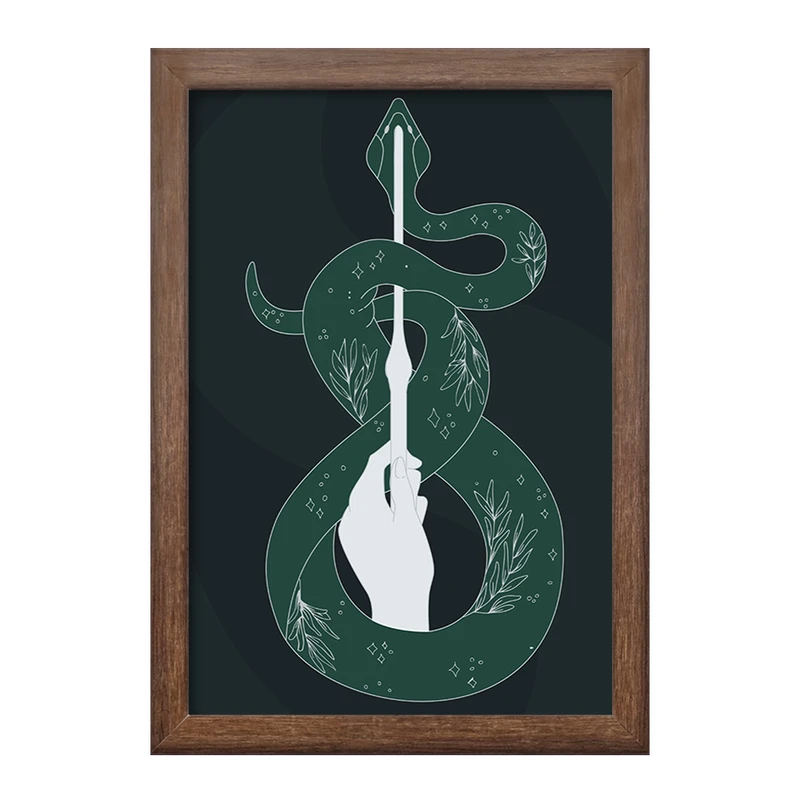 تابلو خندالو طرح هری پاتر خانه اسلیترین کد 24928