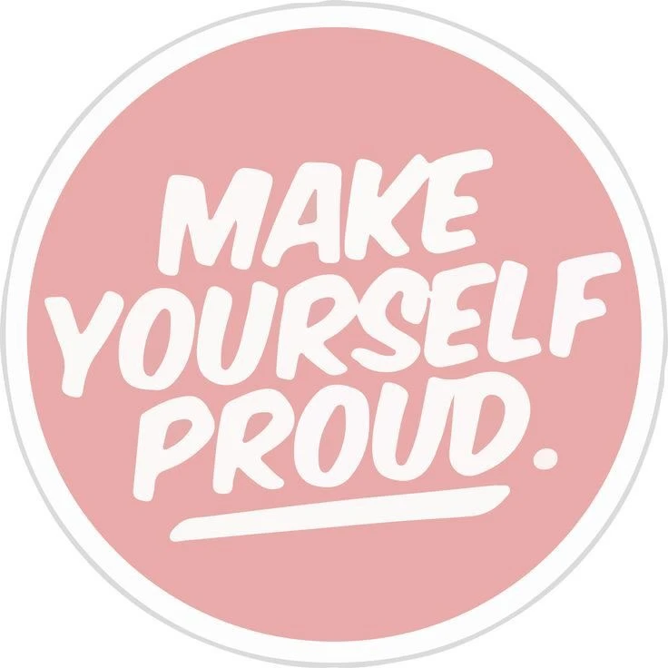 استیکر موبایل و لپ تاپ طرح MAKE YOURSELF PROUD کد 10117