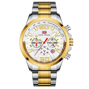 ساعت مچی عقربه‌ای مردانه مینی فوکوس مدل 0336GLD