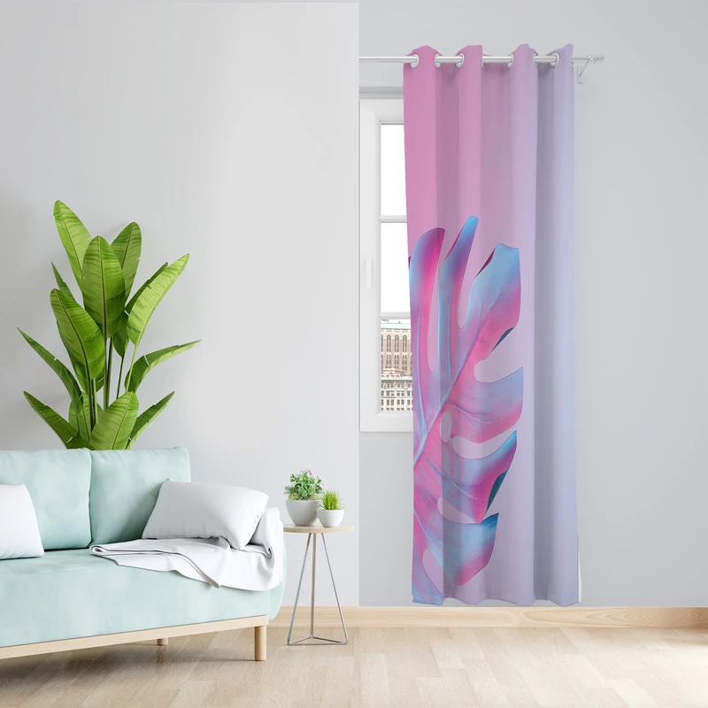 پرده طرح پر مدل مخمل پانچی کد 2146 z سایز 140x200 سانتی متر