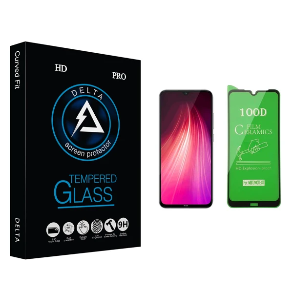 محافظ صفحه نمایش سرامیکی دلتا مدل HD مناسب برای گوشی موبایل شیائومی Redmi Note 8T