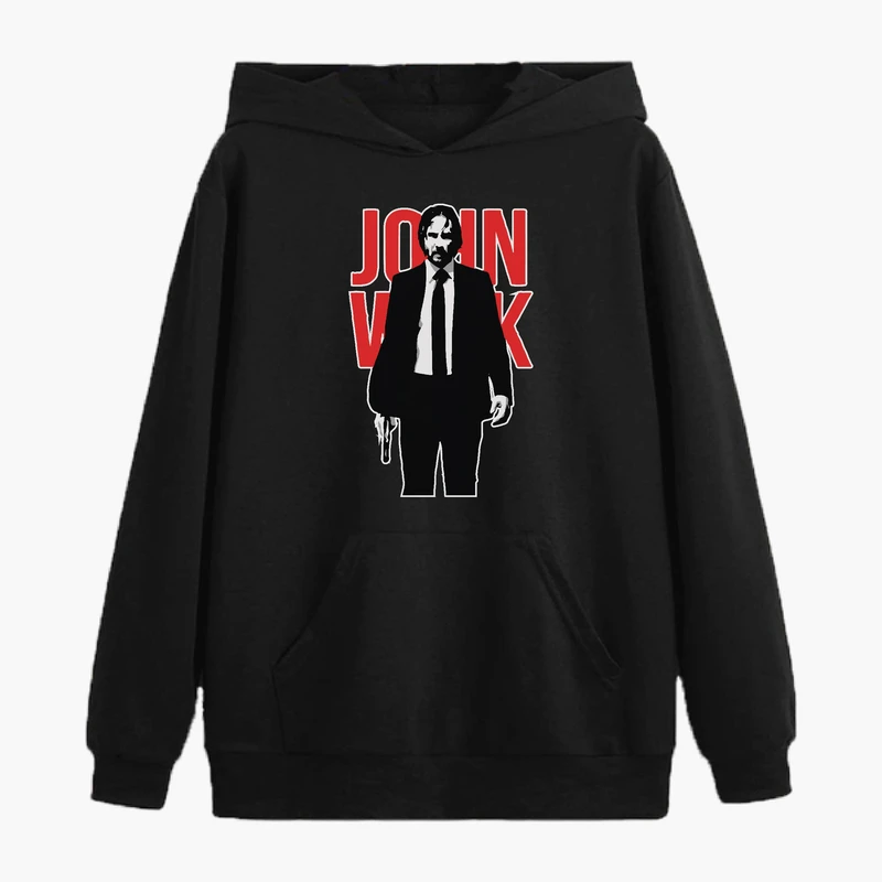 هودی مردانه مدل جان ویک کد f070