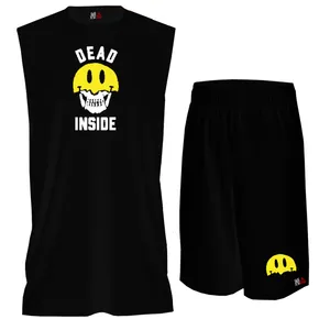 ست تاپ و شلوارک مردانه مدل Bad  کد BTPM058