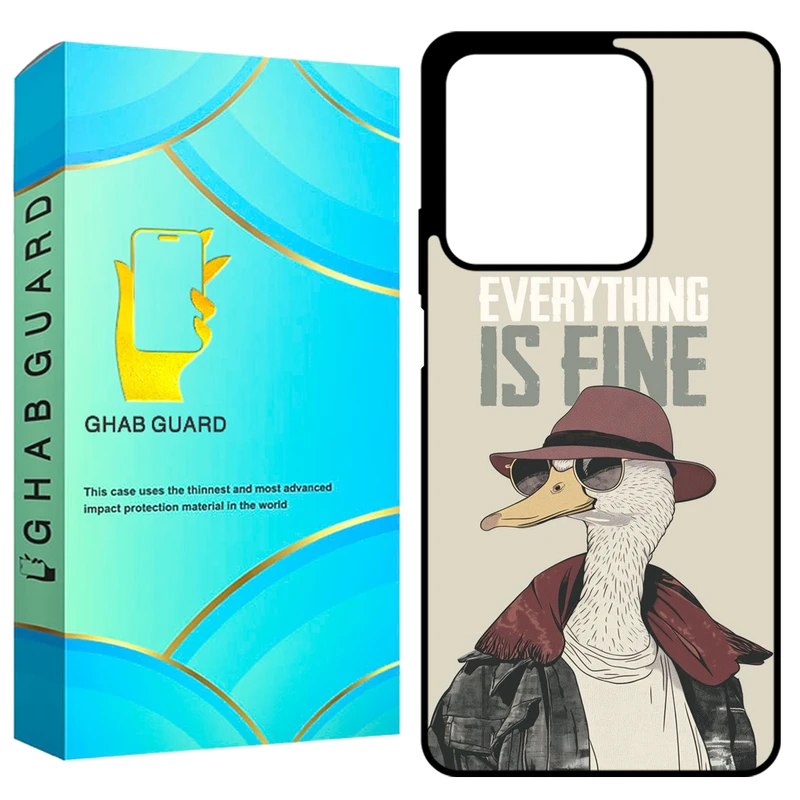 کاور قاب گارد طرح اردک مدل GCHPN134 مناسب برای گوشی موبایل شیائومی Redmi Note 13 4G