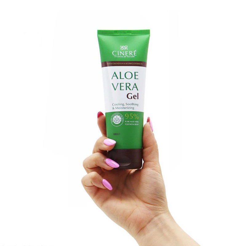 ژل مرطوب‌کننده سینره مدل آلوئه‌ورا حجم 100 میلی‌لیتر