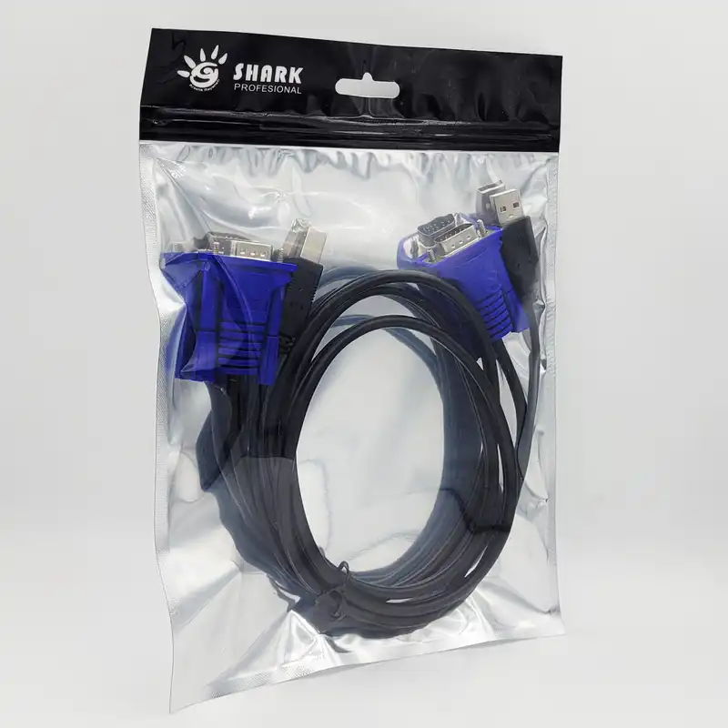 کابل KVM شارک مدل 2PORT طول 1.5 متر