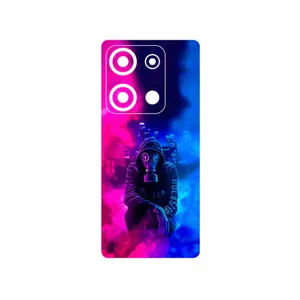 MAHOOT Smoke Rainbow Digital Art 2 Cover Sticker for Xiaomi Redmi Note 14S