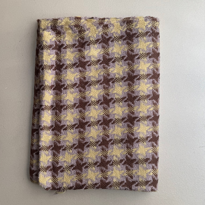 شال گردن زنانه مدل موهر چهارخانه مربعی ریز