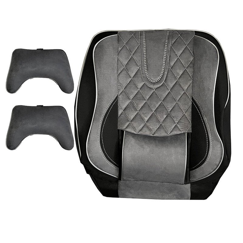 ست کامل روکش صندلی خودرو سپاهان روکش مدل Aoudi-6000 مناسب برای پژو 206 و 207