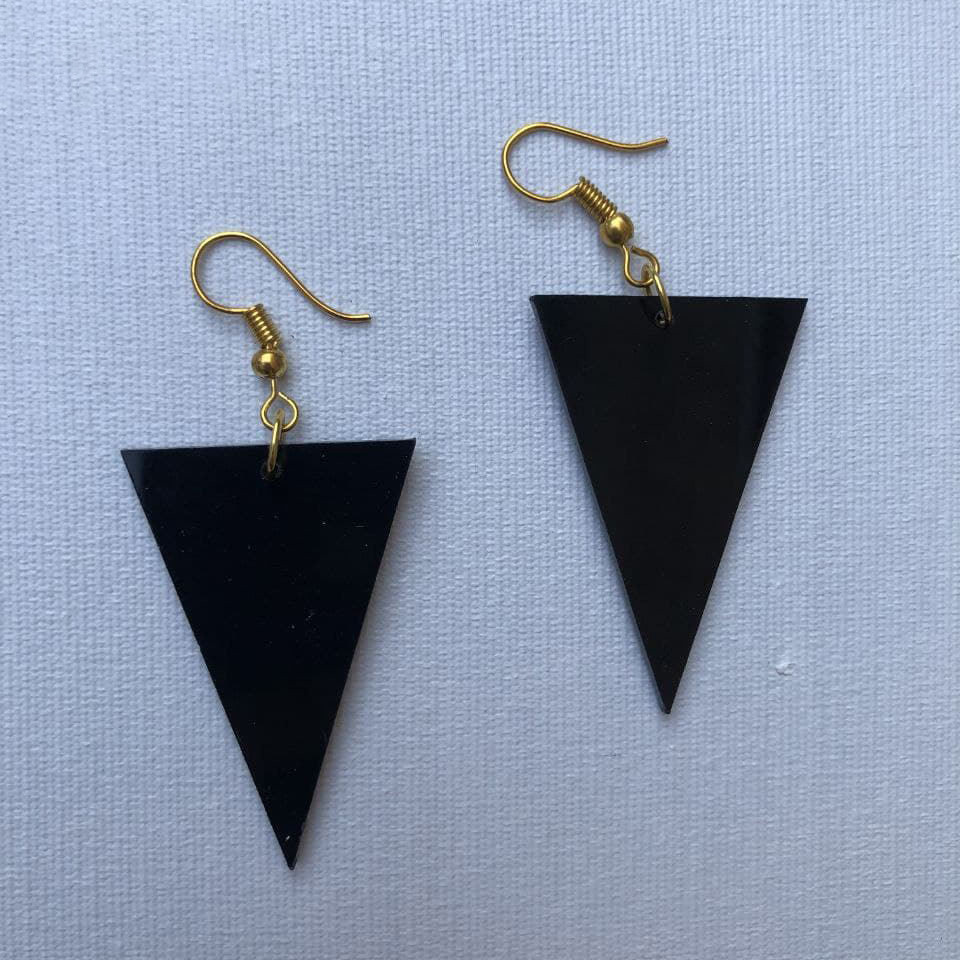 گوشواره دخترانه مستر راد مدل مثلتی-B