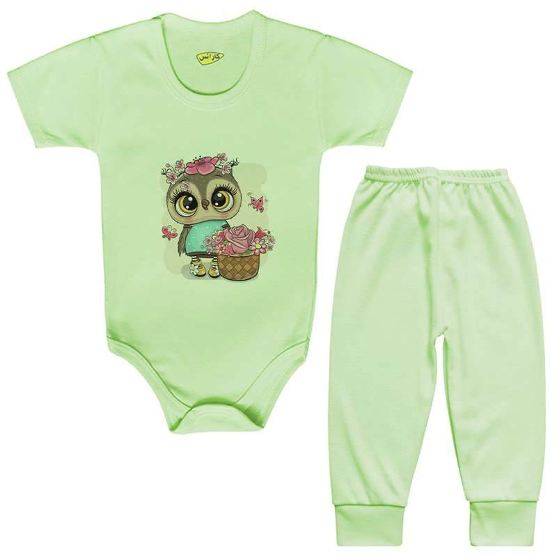 ست بادی و شلوار نوزادی کارانس مدل BSTG-3152