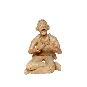 مجسمه سفالی مدل پیرمرد