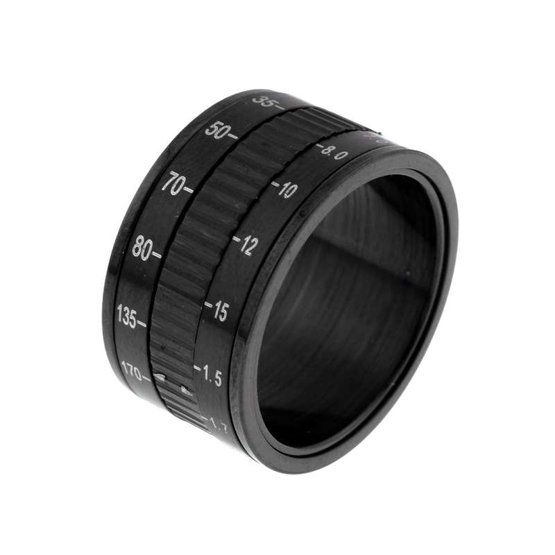 انگشتر مردانه داتینو مدل لنز دوربین عکاسی انگشتر مردانه داتینو مدل لنز دوربین عکاسی