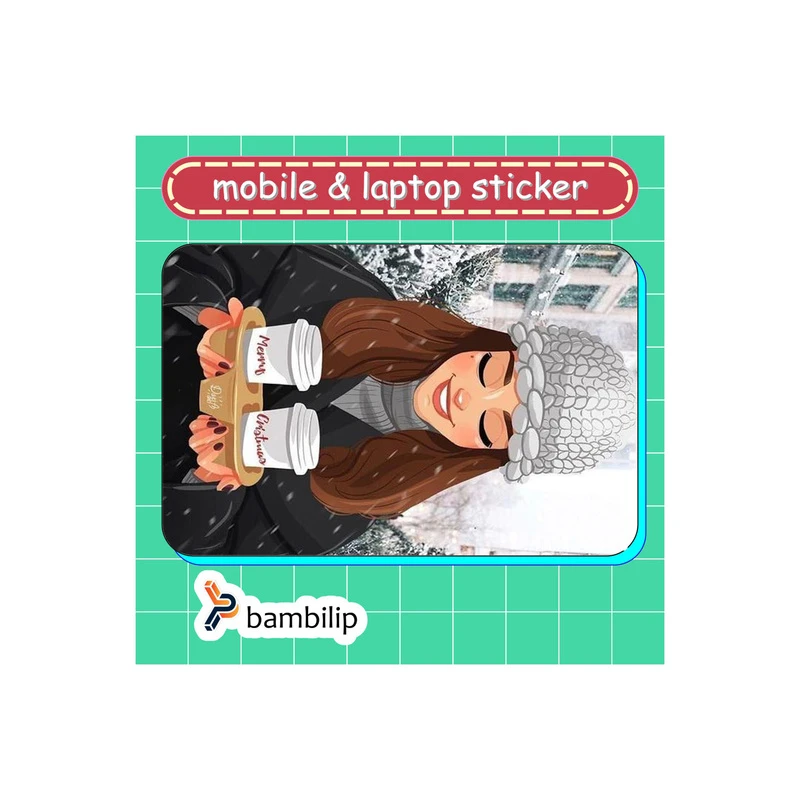 استیکر بامبیلیپ مدل کارت عابر طرح استایل زمستانه  کد 3707092