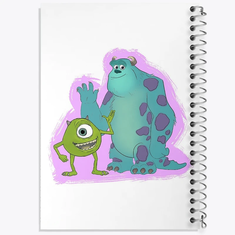 دفتر نت موسیقی 50 برگ خندالو مدل کارخانه هیولاها کد F2063