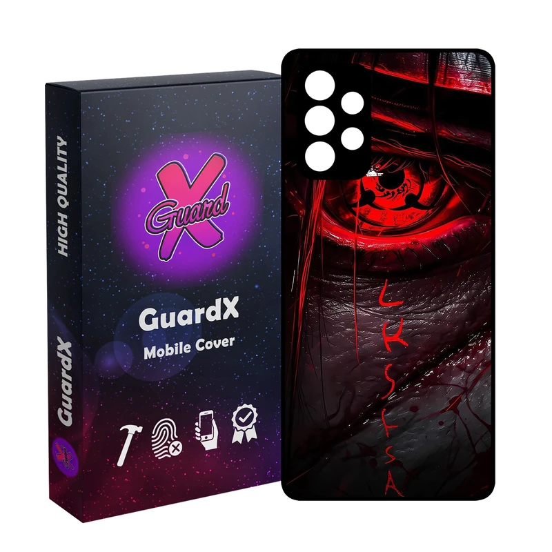 کاور گارد ایکس طرح انیمه ناروتو مدل Glass10764 مناسب برای گوشی موبایل سامسونگ Galaxy A32 4G