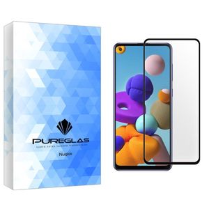 محافظ صفحه نمایش شیشه ای پیور گلس مدل NueGlas مناسب برای گوشی موبایل سامسونگ Galaxy A21s