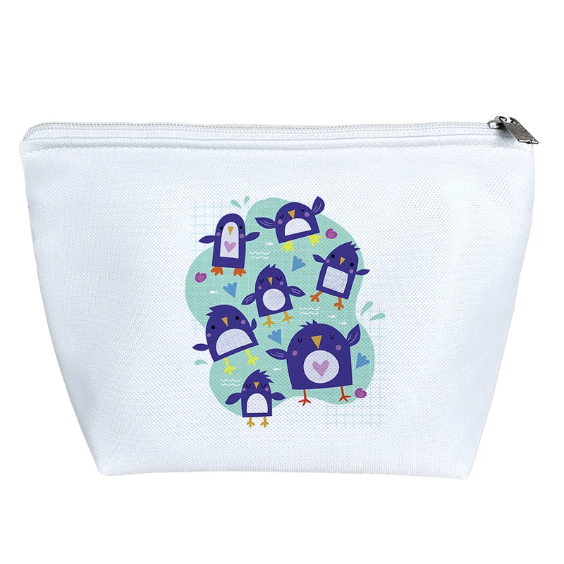 کیف لوازم آرایش دخترانه خندالو مدل پنگوئن کد H1712