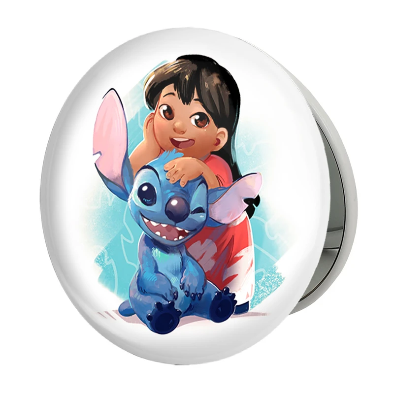 آینه جیبی خندالو طرح لیلو و استیچ مدل تاشو کد 37182