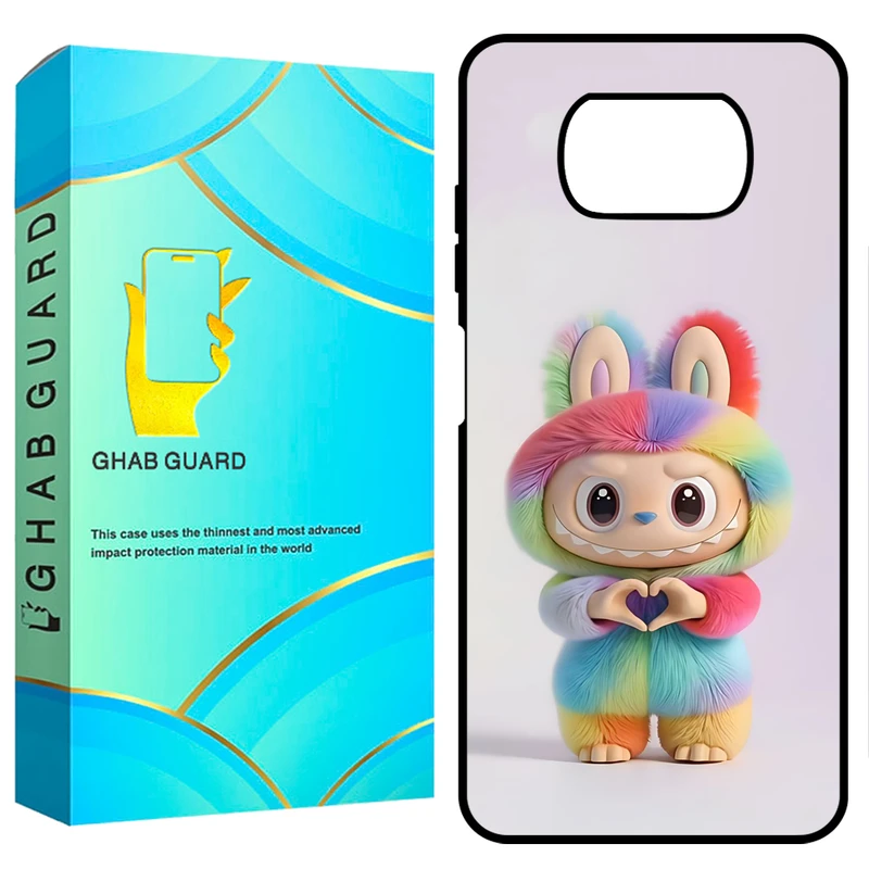 کاور قاب گارد طرح لبوبو مدل GCHPX3 مناسب برای گوشی موبایل شیائومی Poco X3 / X3 NFC / X3 Pro