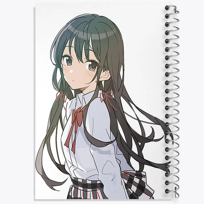 دفتر ژورنال نویسی 50 برگ خندالو مدل نقطه ای طرح یوکینو انیمه جوانی کمدی رومانتیک من کد 32533