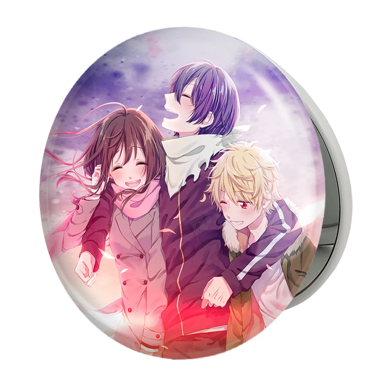 آینه جیبی خندالو طرح یاتو و هیوری و یوکینه انیمه نوراگامی مدل تاشو کد 12690 