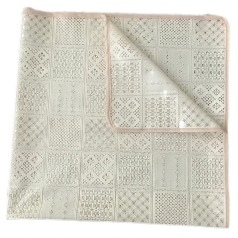 سفره 6 نفره مدل رویال طرح گیپور 140x100 سانتی متر کد 015