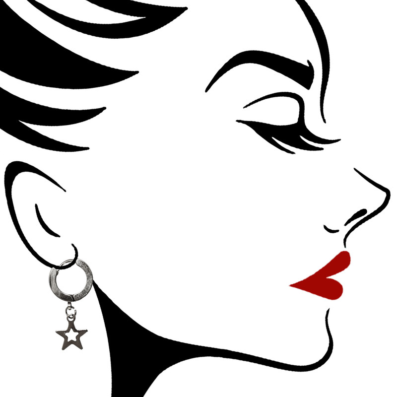 گوشواره زنانه طرح ستاره کد RKH_1409 گوشواره زنانه طرح ستاره کد RKH_1409