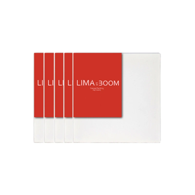 بوم نقاشی مربع لیما بوم مدل Art سایز 10*10 سانتی متر مجموعه 5 عددی