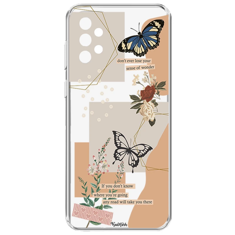 کاور طرح Butterfly مناسب برای گوشی موبایل سامسونگ Galaxy A52/52s